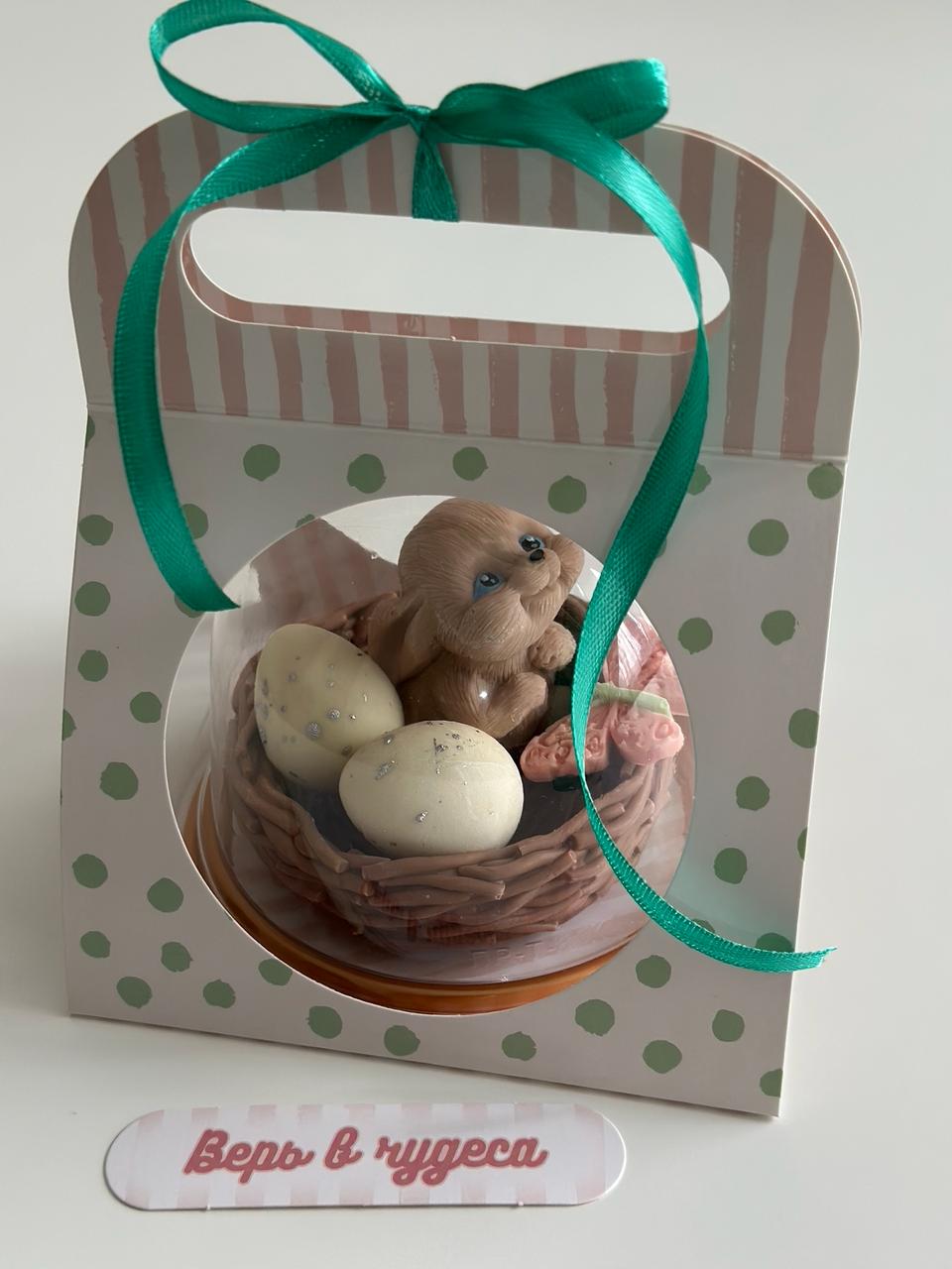 Пасхальная композиции с зайчиком
