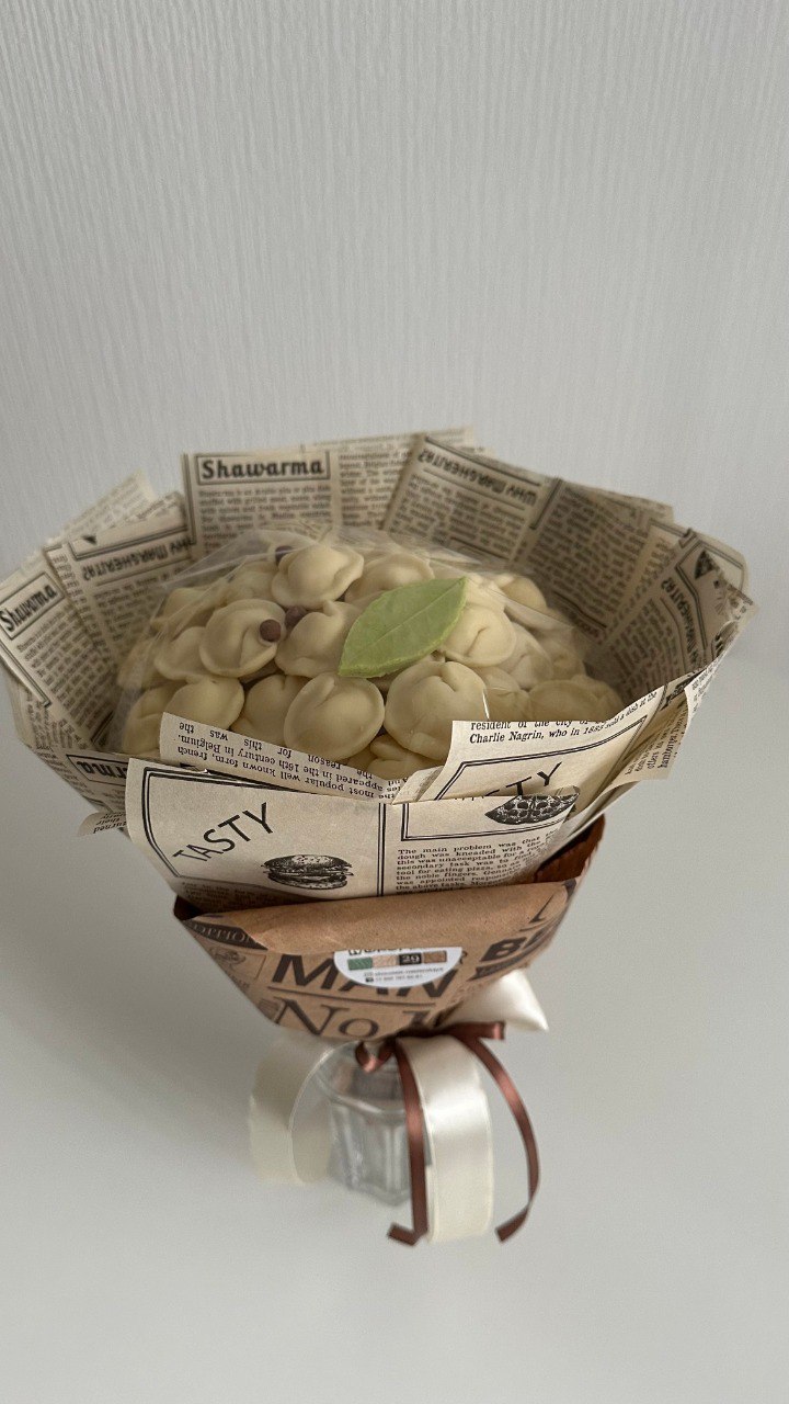 Пельмени в букете 45 шт.