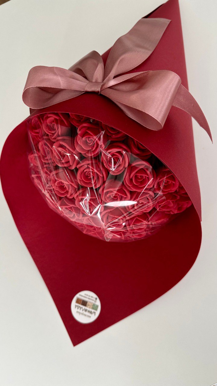 Шоколадные розы в букете 45 шт.