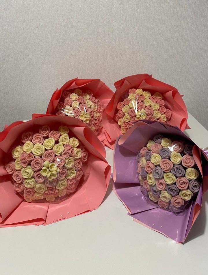 Шоколадные розы в букете 35 шт.